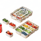 8 Grid Divided Snack Box Food Storage Container Organizer