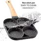 Nonstick 4-Cup Egg & Pancake Pan for Gas or Induction Stoves