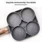 Nonstick 4-Cup Egg & Pancake Pan for Gas or Induction Stoves