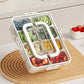 8 Grid Divided Snack Box Food Storage Container Organizer
